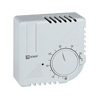 Термостат NO/NC (охлаждение/обогрев) накладной 16A 230В IP20 PROxima | код  thermo-no-nc-wall | EKF